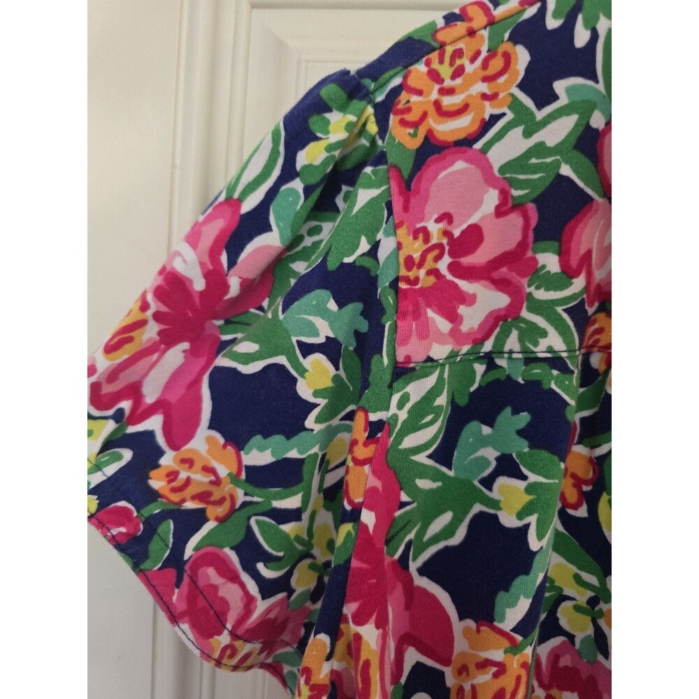 Tropical Coastal Caribbean Joe Floral Short Sleeve Polo Size 3x - Picture 7 of 7